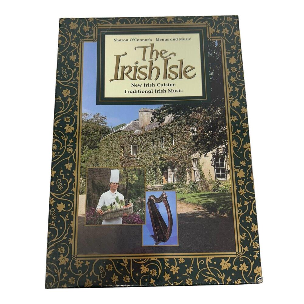 THE IRISH ISLE Sharon O'Connor's Menus & Music - Cookbook + CD  SET * NEW SEALED